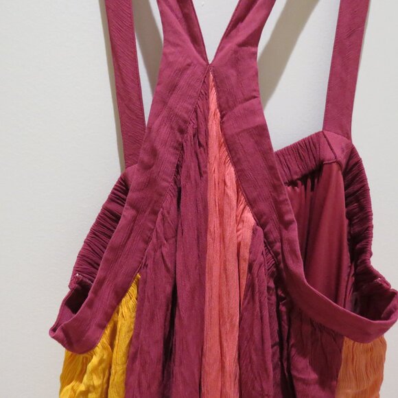 LANE BRYANT Halter Colorblock Maxi Dress in Anemone Bright Stretch 26-28 NWT - Picture 12 of 14